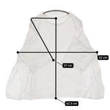 nest Robe コットンリネンドッキングプルオーバー 定価22000円 Ｔシャツ カットソー オフホワイト レディース ネストローブ【中古】5-0815S♪