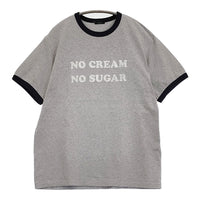 LENO コットンリンガーTシャツ 定価15400円 H2401-CS029 サイズ1 半袖Ｔシャツ カットソー グレー レディース リノ【中古】5-0809S♪