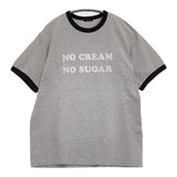 LENO コットンリンガーTシャツ 定価15400円 H2401-CS029 サイズ1 半袖Ｔシャツ カットソー グレー レディース リノ【中古】5-0809S♪