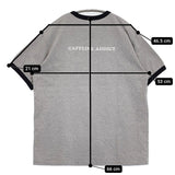 LENO コットンリンガーTシャツ 定価15400円 H2401-CS029 サイズ1 半袖Ｔシャツ カットソー グレー レディース リノ【中古】5-0809S♪