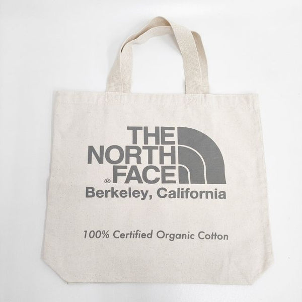 THE NORTH FACE オーガニックコットンキャンバス トートバッグ ベージュ レディース ザノースフェイス【中古】5-1103G∞