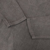 vie evam eva ドロップショルダーVネック 起毛リネン 定価24000円 V191T901 草木染め ワンピース チャコールグレー レディース ヴィー エヴァムエヴァ【中古】5-1103M∞