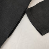 vie evam eva ドロップショルダーVネック 起毛リネン 定価24000円 V191T901 草木染め ワンピース チャコールグレー レディース ヴィー エヴァムエヴァ【中古】5-1103M∞