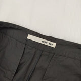 evam eva E191T028 コットンシルク 定価24000円 クロップドパンツ チャコールグレー レディース エヴァムエヴァ【中古】5-1103G∞