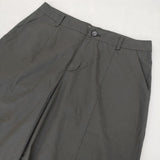 evam eva E191T028 コットンシルク 定価24000円 クロップドパンツ チャコールグレー レディース エヴァムエヴァ【中古】5-1103G∞