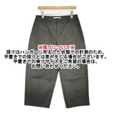 evam eva E191T028 コットンシルク 定価24000円 クロップドパンツ チャコールグレー レディース エヴァムエヴァ【中古】5-1103G∞