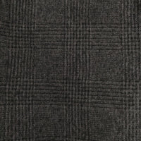evam eva E183T174 プレスウール グレンチェック イージーパンツ サイズ2 日本製 パンツ チャコールグレー ブラック レディース エヴァムエヴァ【中古】5-1007T△