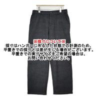 evam eva E183T174 プレスウール グレンチェック イージーパンツ サイズ2 日本製 パンツ チャコールグレー ブラック レディース エヴァムエヴァ【中古】5-1007T△