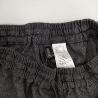 mizuiro-ind イージーワイドパンツ ヘリンボーン 日本製 パンツ チャコールグレー レディース ミズイロインド【中古】5-1007T△