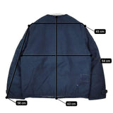 45R/45rpm サテンキルトの908ビーチブルゾン（インディゴ 焦）定価80300円 ジャケット ネイビー レディース フォーティーファイブアールピーエム【中古】5-1119A∞