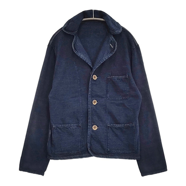 45R/45rpm でこぼこ天竺の908チロリアンジャケット3 インディゴ 定価46200円 ネイビー レディース フォーティーファイブアールピーエム【中古】5-1031M♪