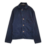 45R/45rpm でこぼこ天竺の908チロリアンジャケット3 インディゴ 定価46200円 ネイビー レディース フォーティーファイブアールピーエム【中古】5-1031M♪