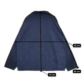 45R/45rpm でこぼこ天竺の908馬比古Tシャツ インディゴ 4 定価36300円 カットソー ネイビー メンズ フォーティーファイブアールピーエム【中古】5-1126M∞