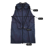 45R/45rpm ダンプ無双の908ダンボカラーコート（インディゴ）定価103400円 ネイビー レディース フォーティーファイブアールピーエム【中古】5-1031M♪