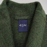 45R/45rpm 縮絨ニットのコート 定価84700円 サイズ0 コート グリーン レディース フォーティーファイブアールピーエム【中古】5-1022A♪
