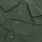 45R/45rpm 縮絨ニットのコート 定価84700円 サイズ0 コート グリーン レディース フォーティーファイブアールピーエム【中古】5-1022A♪