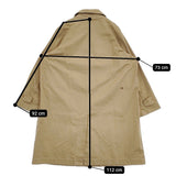 45R/45rpm おこめチノの908コート サイズ4 定価55000円 ステンカラーコート ベージュ メンズ フォーティーファイブアールピーエム【中古】5-1014M♪