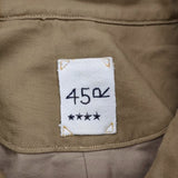 45R/45rpm おこめチノの908コート サイズ4 定価55000円 ステンカラーコート ベージュ メンズ フォーティーファイブアールピーエム【中古】5-1014M♪