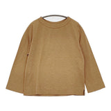 45R/45rpm ジンバブエコットンの四角Tシャツ 定価9900円 カットソー キャメル レディース フォーティーファイブアールピーエム【中古】5-0815M♪