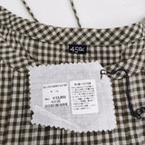 45R/45rpm 秋風カディのドレス 定価53900円 ワンピース カーキ ベージュ レディース フォーティーファイブアールピーエム【中古】5-0815M♪