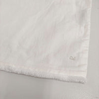 45R/45rpm コットンリネンデニムのビッグTシャツ 定価24200円 ホワイト レディース フォーティーファイブアールピーエム【中古】5-0819S♪
