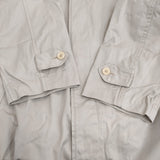 45R/45rpm 高密度ギャバの908ステンカラーコート サイズ4 定価59400円 オフホワイト メンズ フォーティーファイブアールピーエム【中古】5-1014M♪