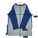 45R/45rpm アルルとフロートのミックスビッグチュニック 定価52800円 ウール チュニック ブルー レディース フォーティーファイブアールピーエム【中古】5-1119T∞