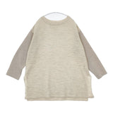 45R/45rpm アルルとフロートのミックスビッグチュニック 定価52800円 ウール チュニック ベージュ レディース フォーティーファイブアールピーエム【中古】5-1119T∞