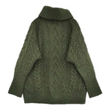 45R/45rpm アルルハンドニットのビッグスウェットセーター 定価97900円 グリーン レディース フォーティーファイブアールピーエム【中古】5-1022T♪