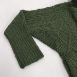 45R/45rpm アルルハンドニットのビッグスウェットセーター 定価97900円 グリーン レディース フォーティーファイブアールピーエム【中古】5-1022T♪