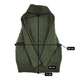 45R/45rpm アルルハンドニットのビッグスウェットセーター 定価97900円 グリーン レディース フォーティーファイブアールピーエム【中古】5-1022T♪