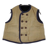 45R/45rpm ジャージフラノのリバーシブルキルトベスト 定価66000円 ネイビー グリーン レディース フォーティーファイブアールピーエム【中古】5-1022T♪