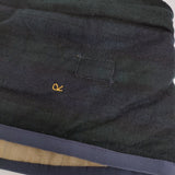 45R/45rpm ジャージフラノのリバーシブルキルトベスト 定価66000円 ネイビー グリーン レディース フォーティーファイブアールピーエム【中古】5-1022T♪