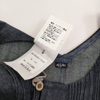 45R/45rpm モンプチデニムのペチドレス（濃）定価77000円 ワンピース ネイビー レディース フォーティーファイブアールピーエム【中古】5-0815S♪