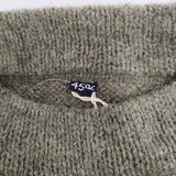 45R/45rpm シェットランドのモックネックポンチョ 定価28600円 ウール サイズ0 ポンチョ グリーン レディース フォーティーファイブアールピーエム【中古】5-1030T◎