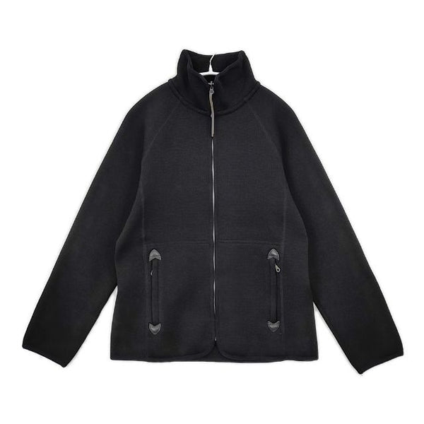 AIGLE 8602-67231 ニットジャケット ブルゾン ブラック レディース エーグル【中古】5-1030T∞