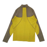 MARMOT CLIMB WOOL STRETCH L MJK-F4057 ハーフジップ カットソー イエロー メンズ マーモット【中古】5-1023T∞