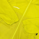Mammut コンベイ ウィンドブレーカー フーデッド ジャケット イエロー メンズ マムート【中古】5-1106M∞
