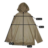 PETIT BATEAU ヨットパーカー レインコート ジャケット カーキ レディース プチバトー【中古】5-1105M∞