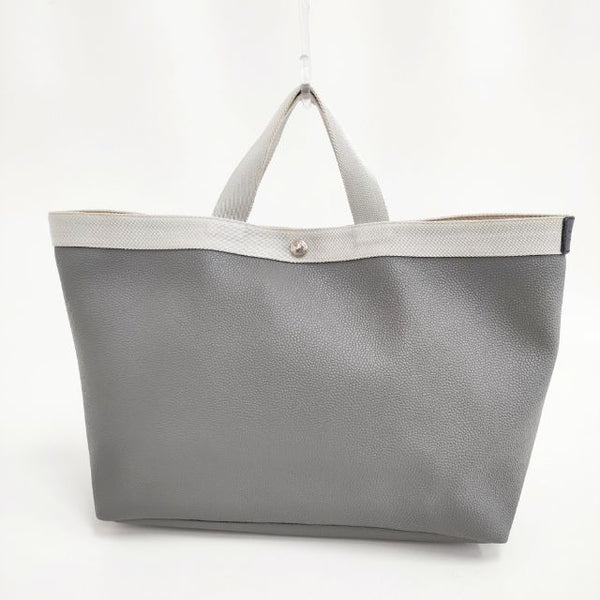 Herve Chapelier 705GP ハンドバッグ リュクス グラニ×シルバー トートバッグ グレー レディース エルベ・シャプリエ【中古】5-1006G∞