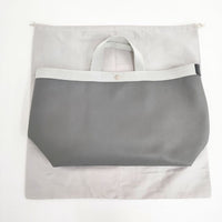Herve Chapelier 705GP ハンドバッグ リュクス グラニ×シルバー トートバッグ グレー レディース エルベ・シャプリエ【中古】5-1006G∞