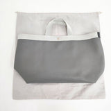 Herve Chapelier 705GP ハンドバッグ リュクス グラニ×シルバー トートバッグ グレー レディース エルベ・シャプリエ【中古】5-1006G∞