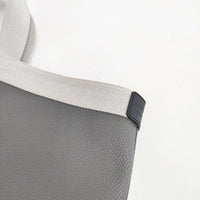 Herve Chapelier 705GP ハンドバッグ リュクス グラニ×シルバー トートバッグ グレー レディース エルベ・シャプリエ【中古】5-1006G∞
