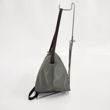 Herve Chapelier 2885N ナイロン舟型 ショルダーバッグ グレー レディース エルベ・シャプリエ【中古】5-1103G∞