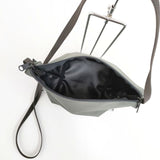 Herve Chapelier 2885N ナイロン舟型 ショルダーバッグ グレー レディース エルベ・シャプリエ【中古】5-1103G∞