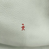HENRY BEGUELIN MINICO M オミノ 刺繍 ショルダーバッグ ブルーグレー レディース エンリーベグリン【中古】5-0815G♪