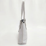 NUR BY DONATELLA LUCCHI ヌールバイドナテラルッキ レザー トートバッグ ライトグレー レディース【中古】5-1103G∞