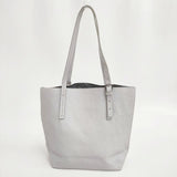 NUR BY DONATELLA LUCCHI ヌールバイドナテラルッキ レザー トートバッグ ライトグレー レディース【中古】5-1103G∞