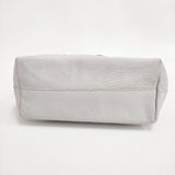 NUR BY DONATELLA LUCCHI ヌールバイドナテラルッキ レザー トートバッグ ライトグレー レディース【中古】5-1103G∞