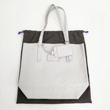 NUR BY DONATELLA LUCCHI ヌールバイドナテラルッキ レザー トートバッグ ライトグレー レディース【中古】5-1103G∞